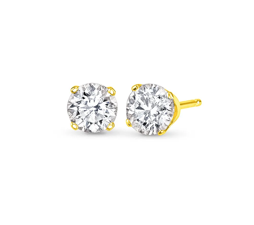 0.83 CTW Classic Diamond Stud Earrings