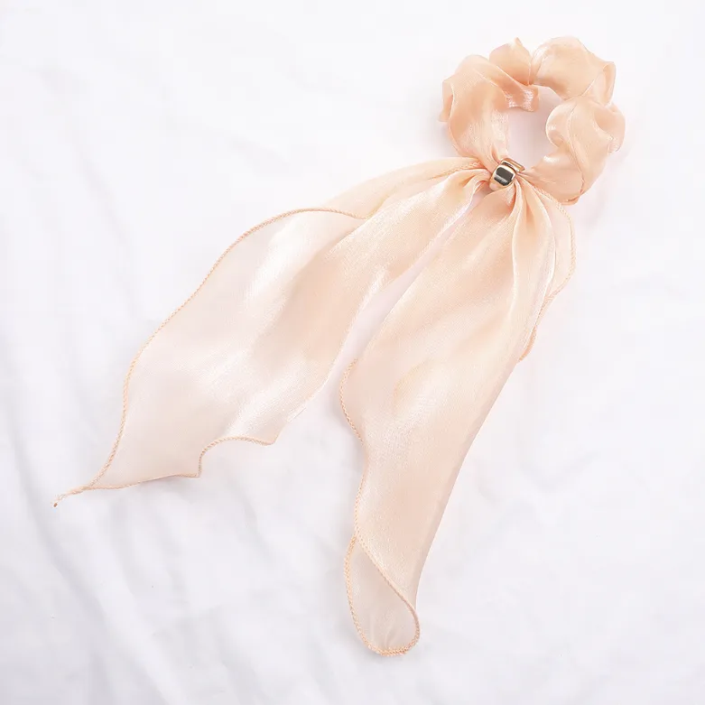 10 Pcs Hair Scrunchies Chiffon Scarf Hair Ties Elastic Hair Bands Ponytail Holder Flower Printed Hair Bobbles Vintage Accessories for Women Girls Bow