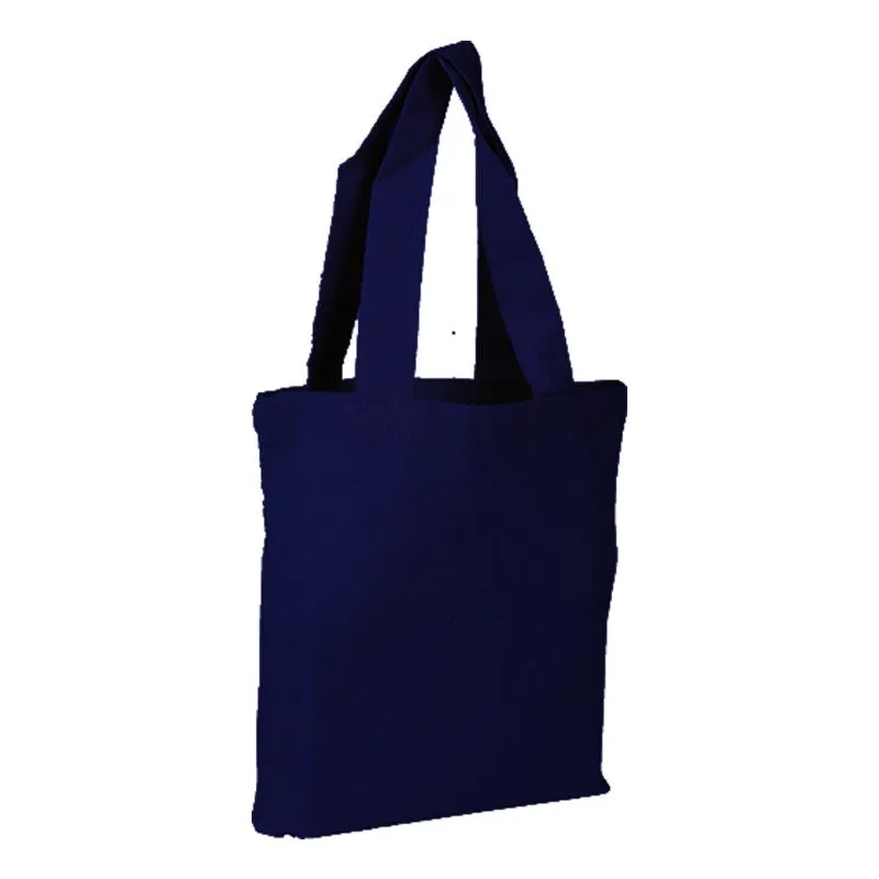 100% Cotton Sheeting Large Tote. Economy Tote with mini gusset