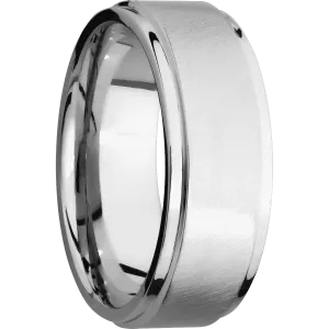 14K White Gold with Anglesatin , Polish Finish