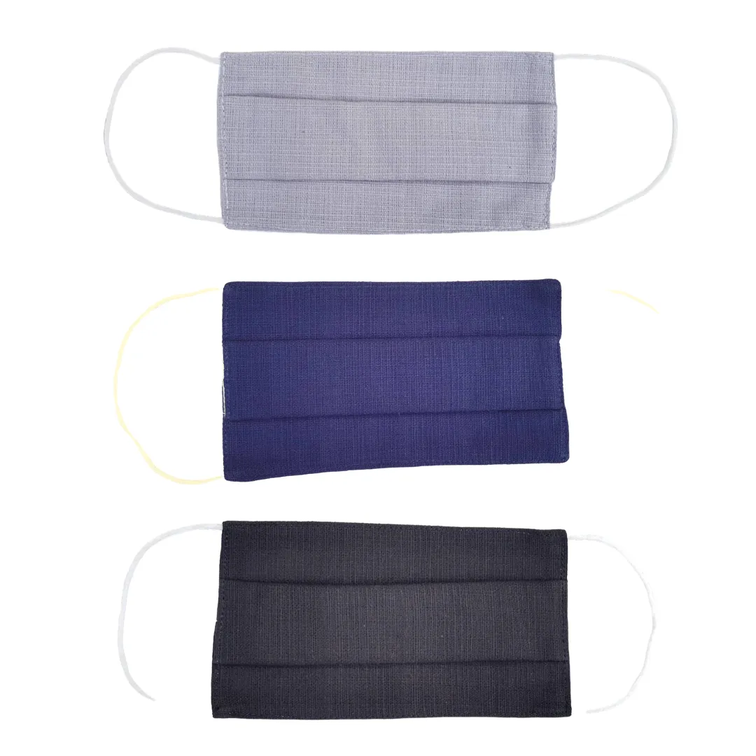 3-Pack Vida Pleated Reusable Face Mask - Thailand