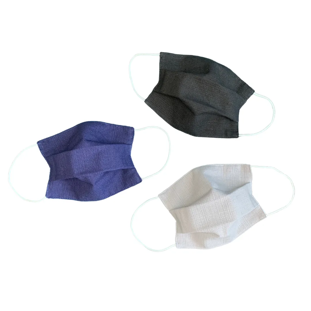 3-Pack Vida Pleated Reusable Face Mask - Thailand