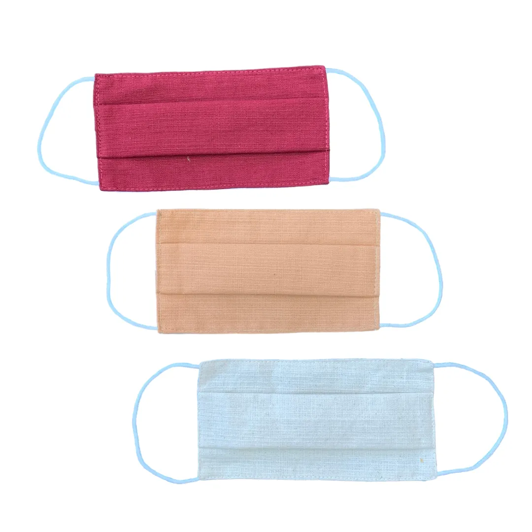 3-Pack Vida Pleated Reusable Face Mask - Thailand