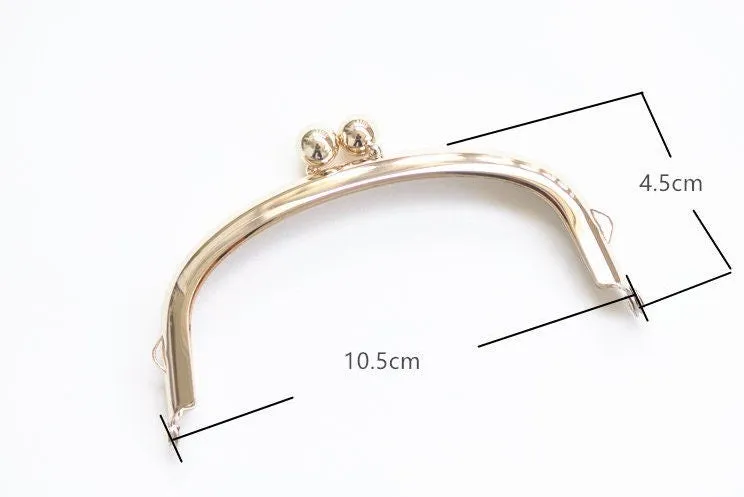 5 Pieces Gold Purse Frame Bag Hanger 10.5cm x 4.5cm