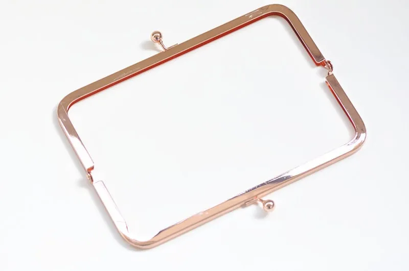 8" (20.5cm) Metal Purse Frame Clutch Bag Purse Frame Glue-In Style 20.5cm x 7.8cm