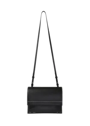 Accordion Flap Bag - Black