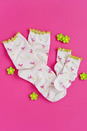 Adult Let's Flamingo Socks