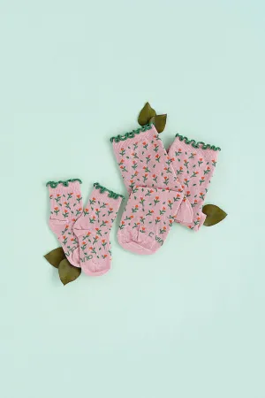 Adult Spring Tulips Socks