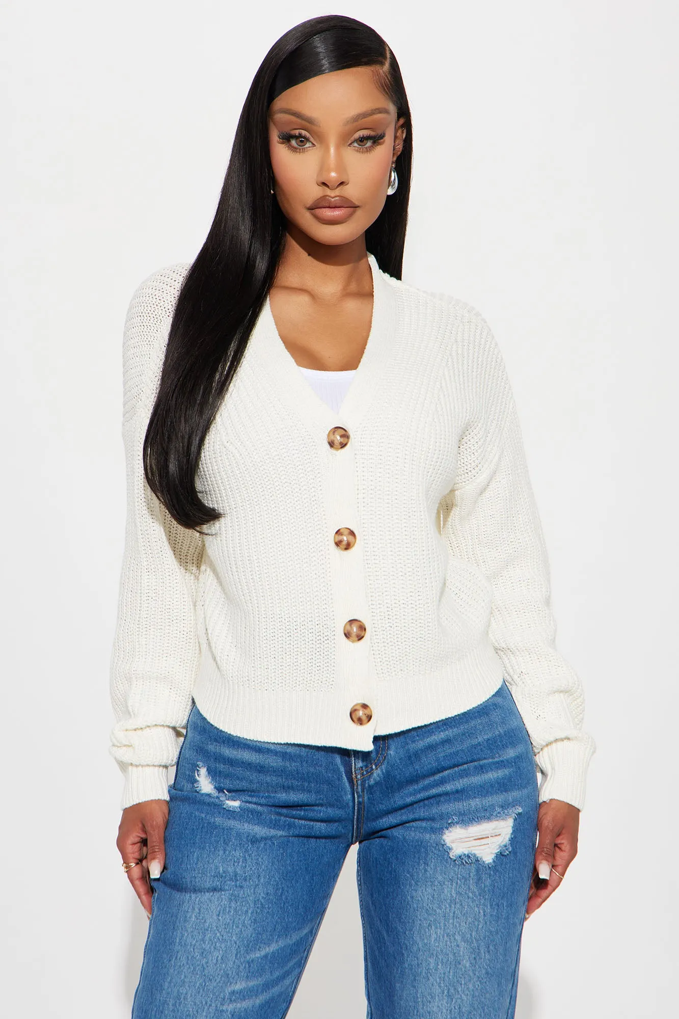 All About The Details Cardigan - Ivory