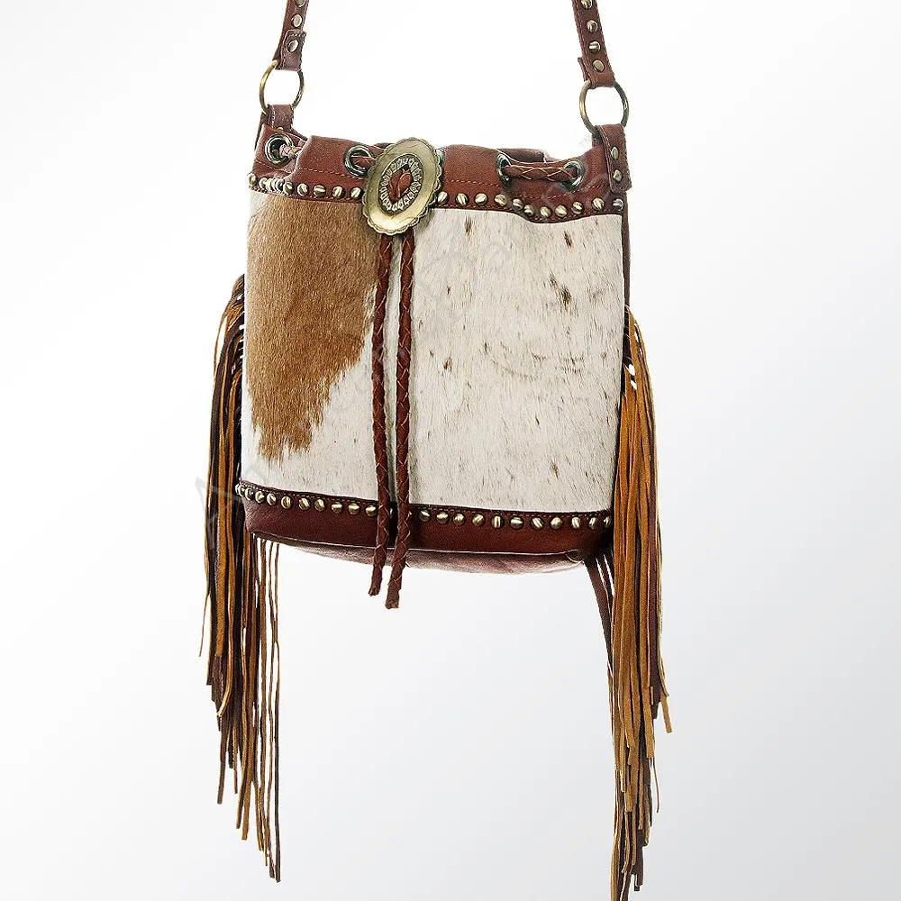 American Darling Hide Concho Purse