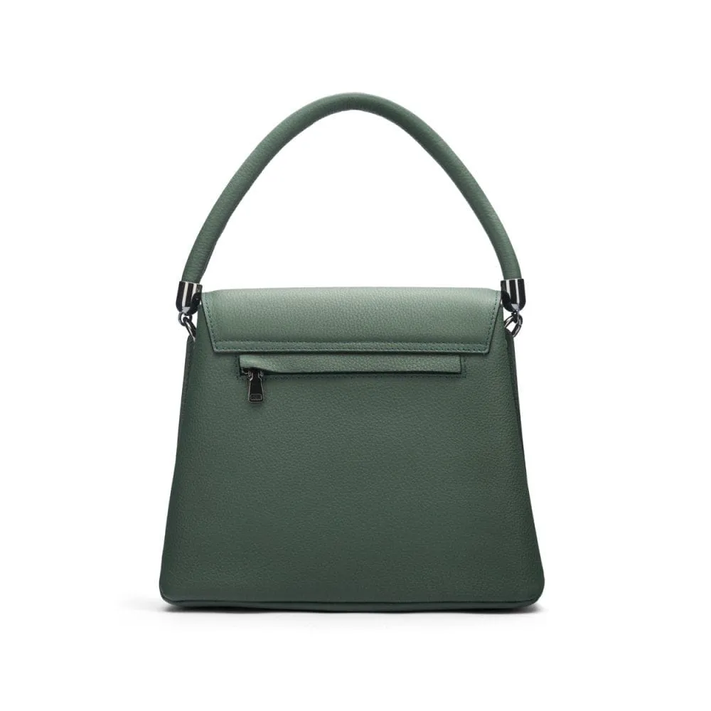 Amy Flap Over Handbag - Green