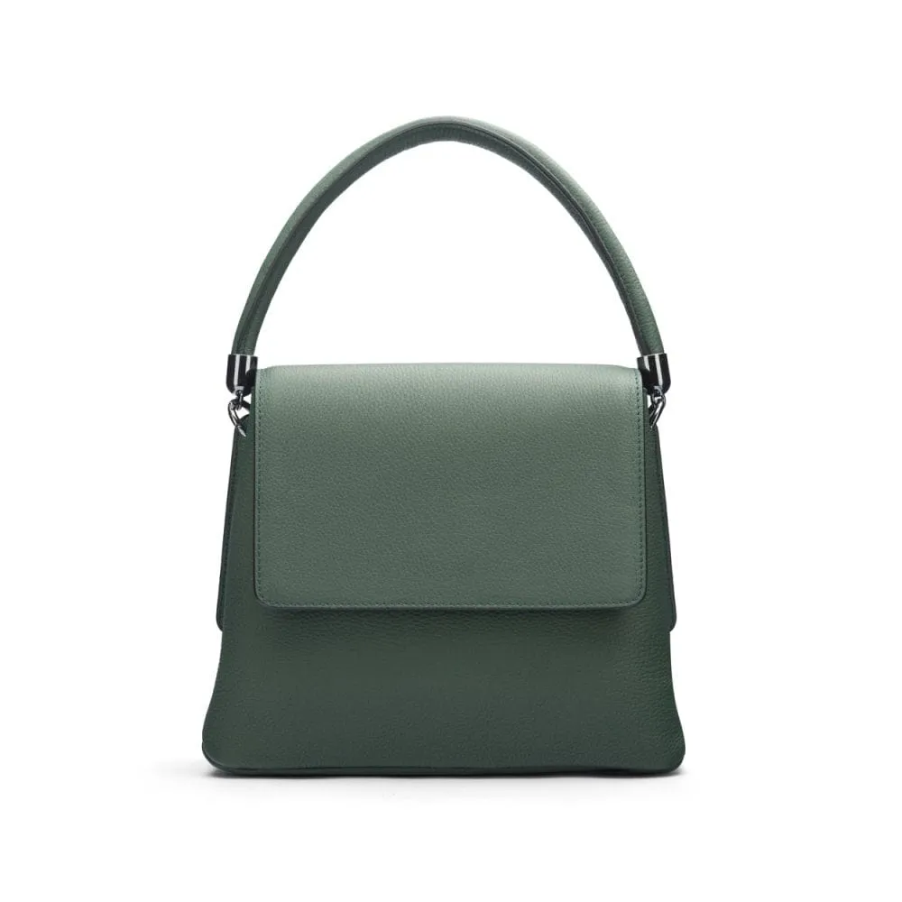 Amy Flap Over Handbag - Green