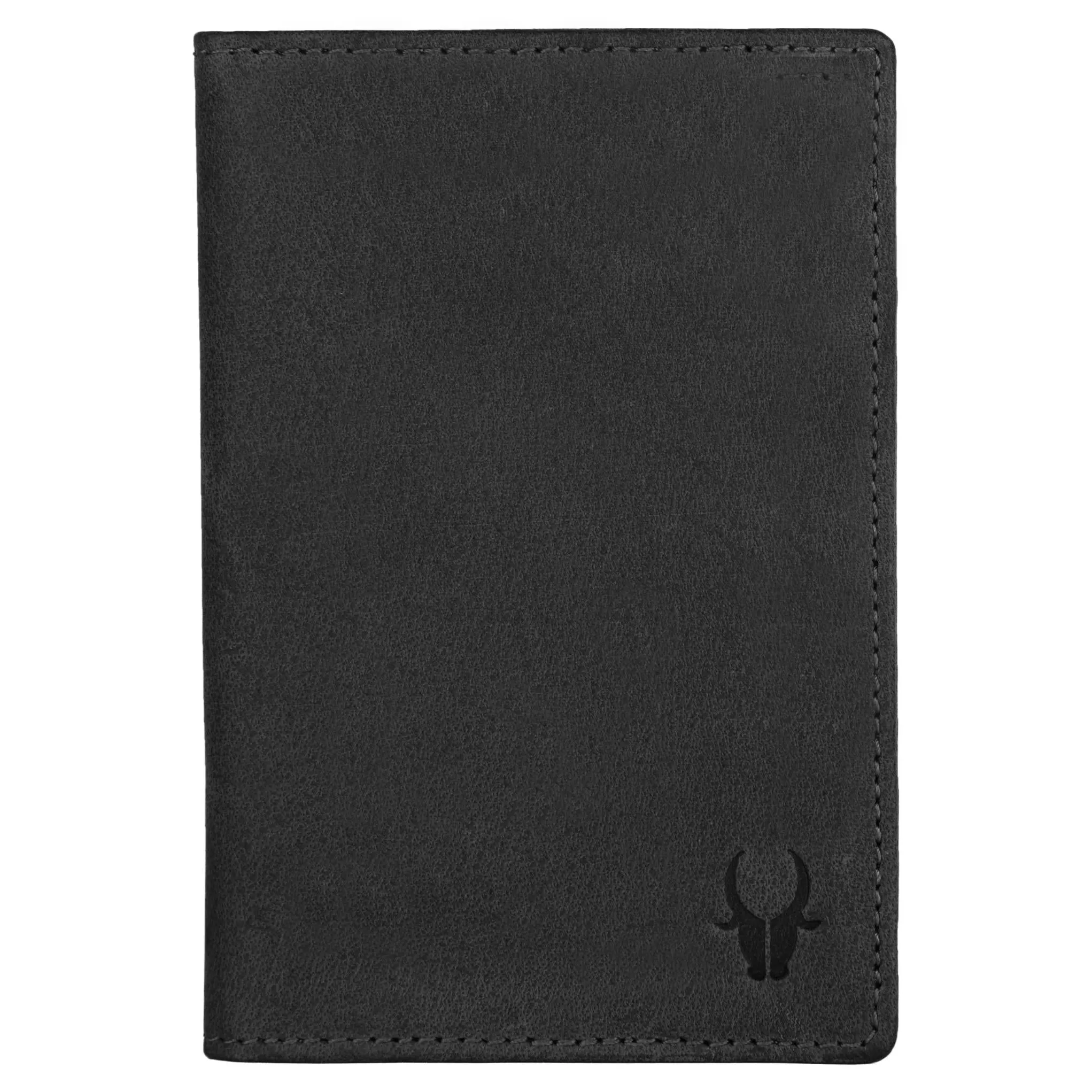 ARCHER RFID Protected Blue Saffiano Leather Passport Holder for Men & Women