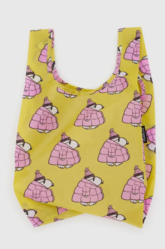 Baggu Baby Reusable Puffer Pink Snoopy Bag