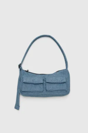 BAGGU Cargo Shoulder Bag Digital Denim