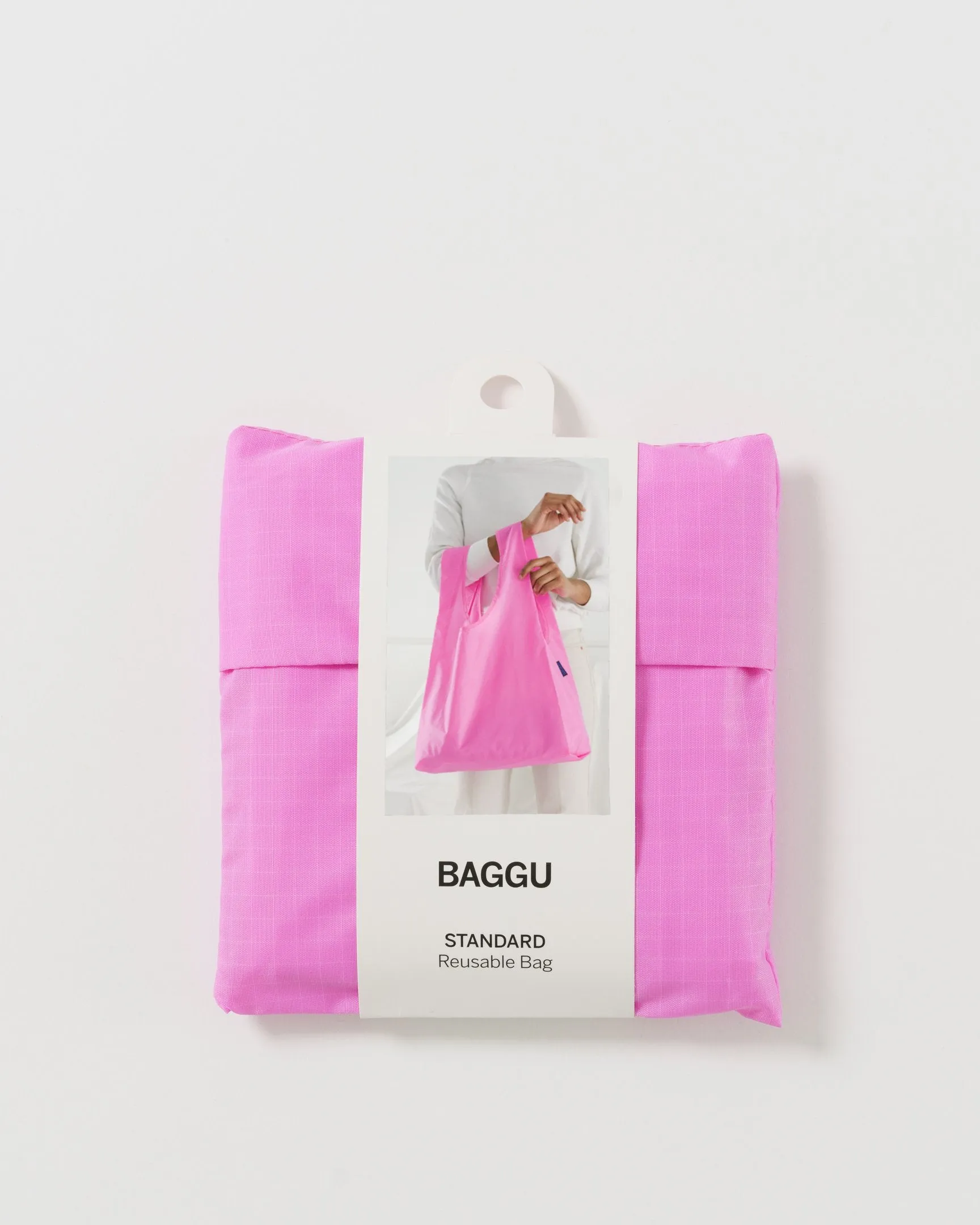 Baggu Standard Reusable Bag - Bright Pink