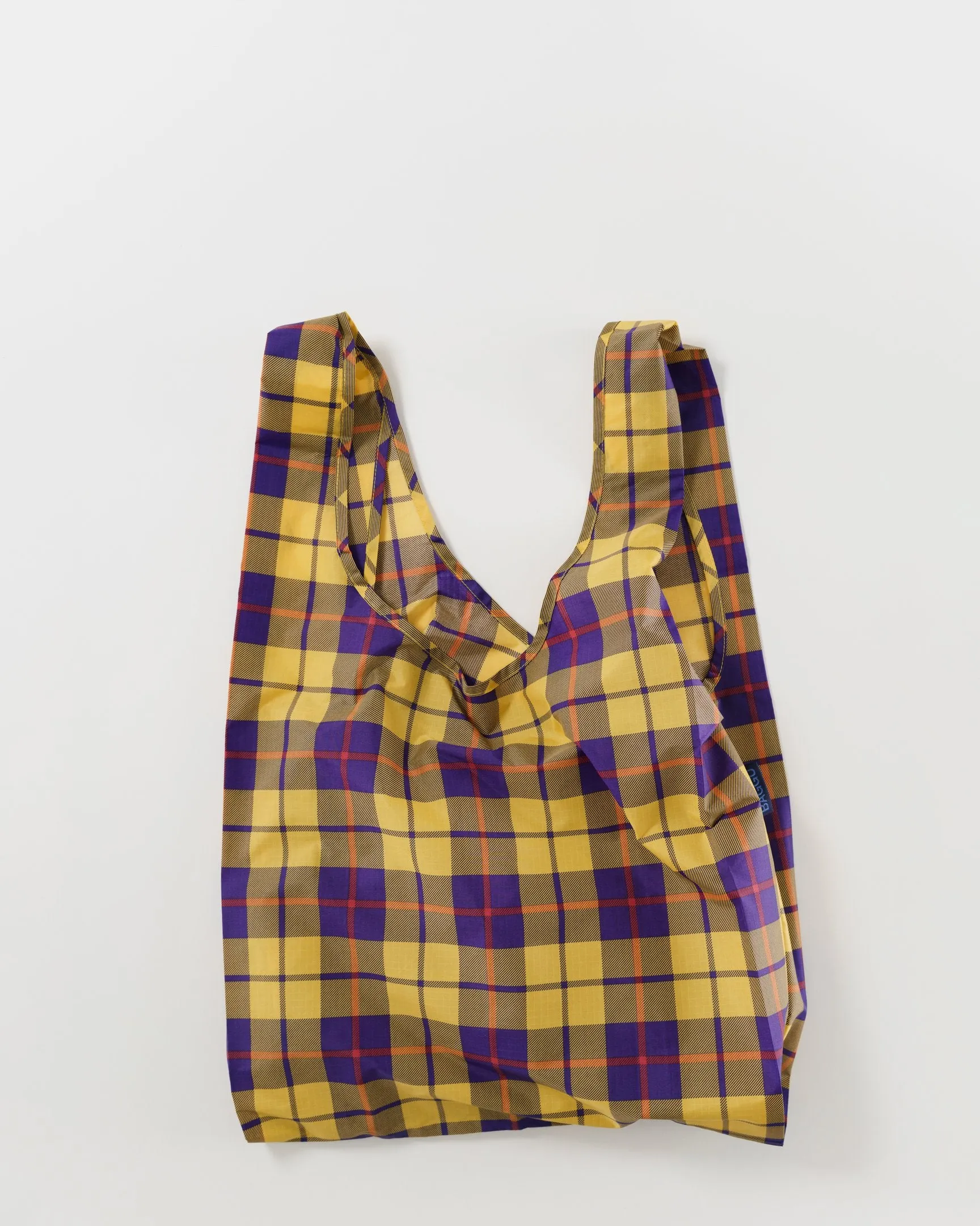 Baggu Standard Reusable Bag - Yellow Tartan