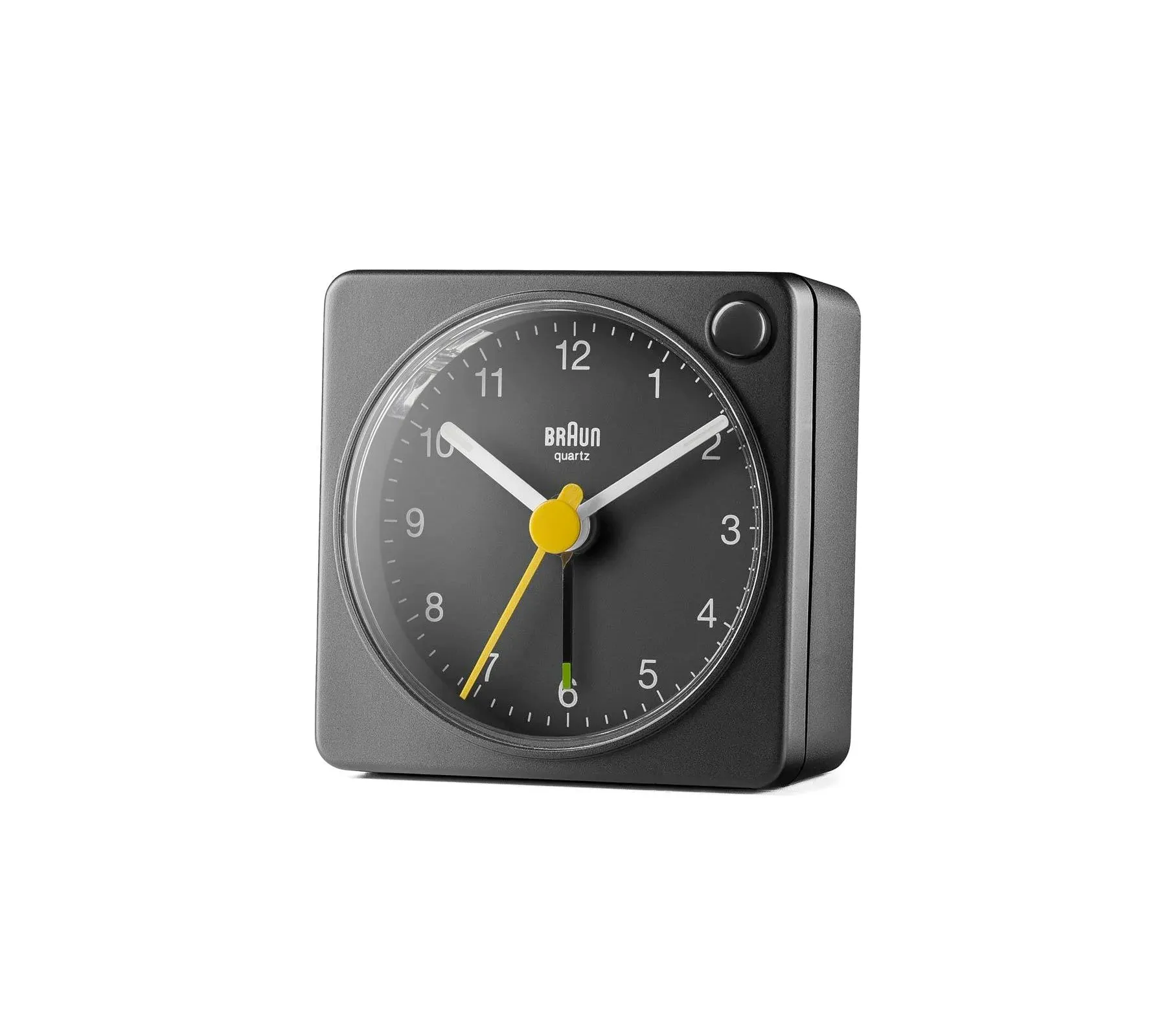 BC02X Classic Analogue Travel Alarm Clock | Black