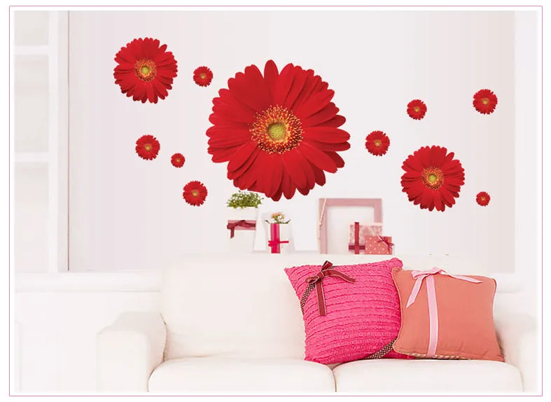 Beautiful Floral Decals