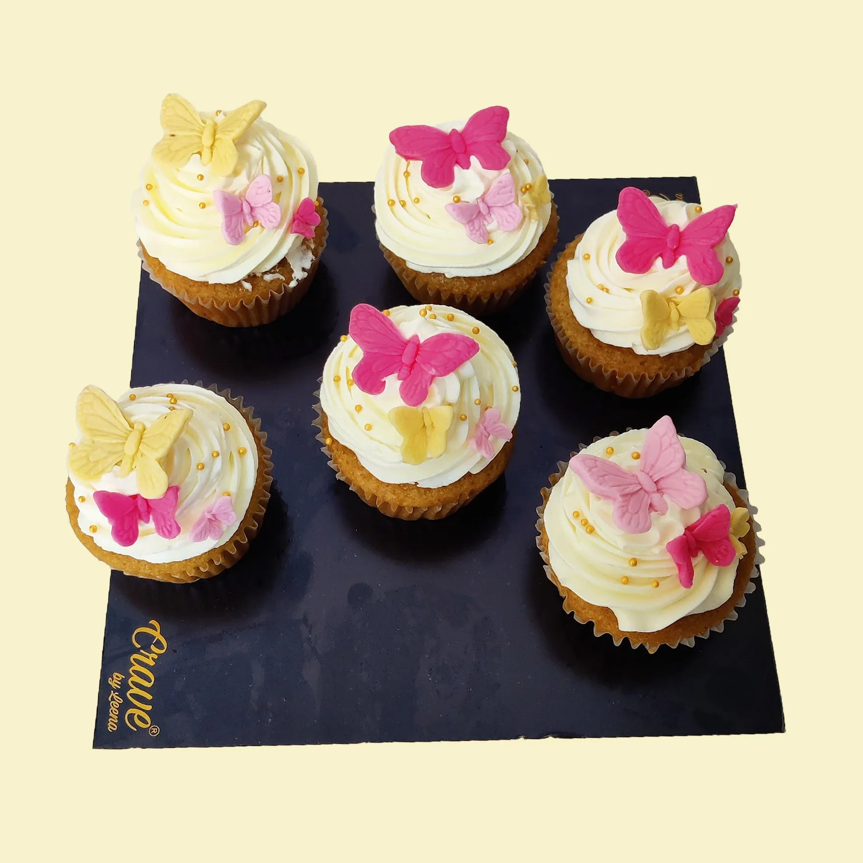 Beautiful Fondant Butterfly Cupcakes