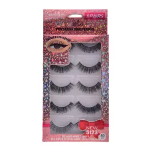 BEAUTIFUL KISS EYELASH 6D 5PAIR IR E-5123