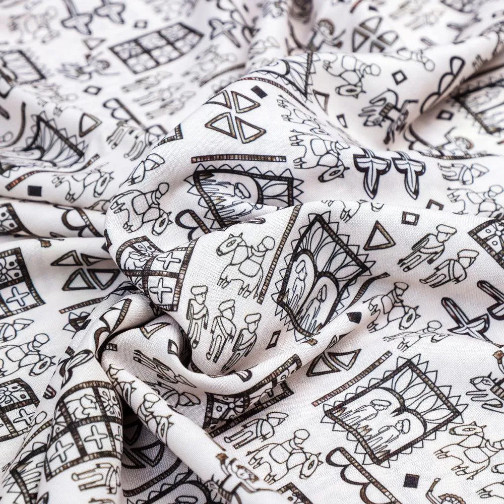 Beautiful Quirky Printed Fabric