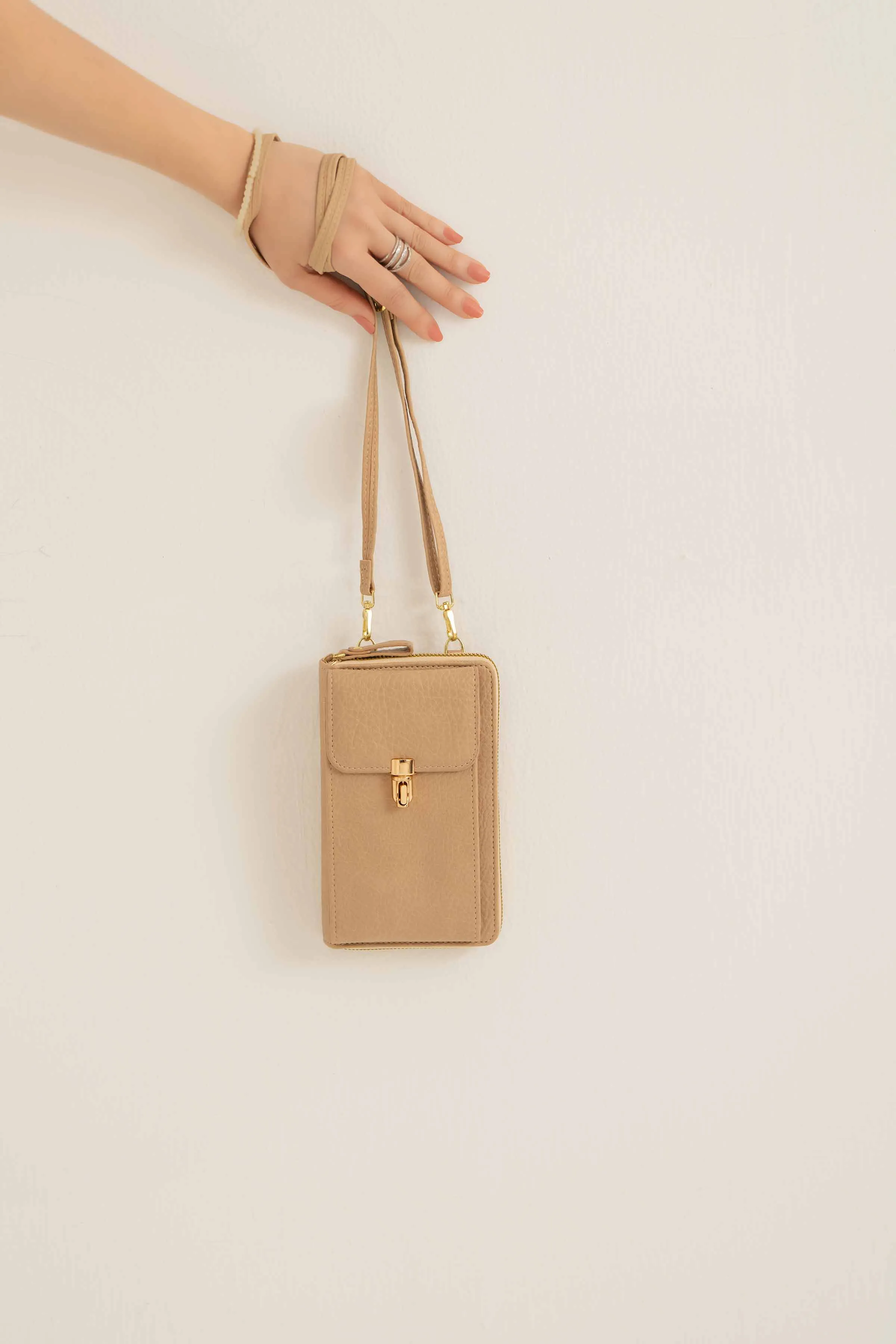 Beige Phone Bag-441412118