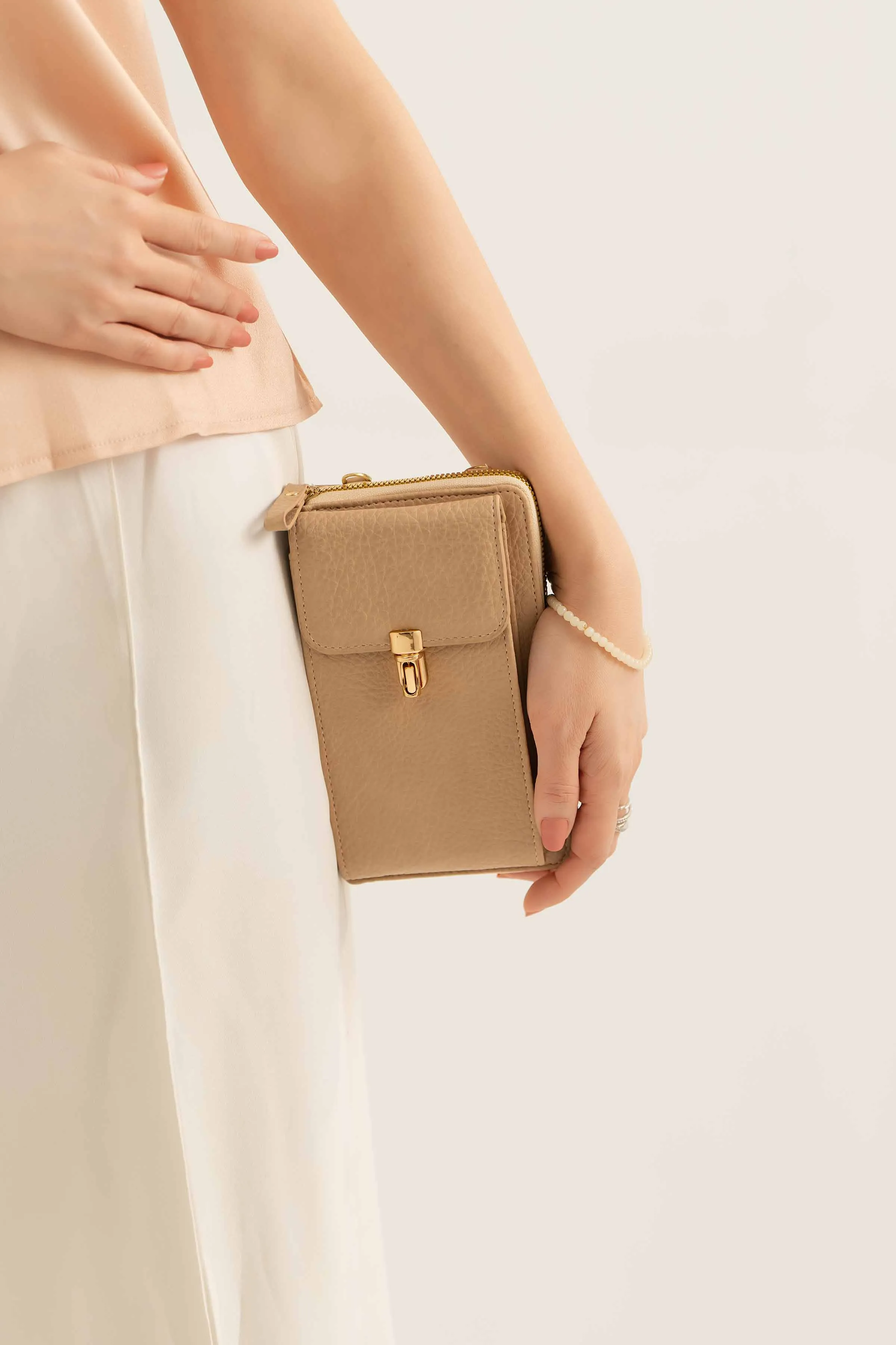 Beige Phone Bag-441412118