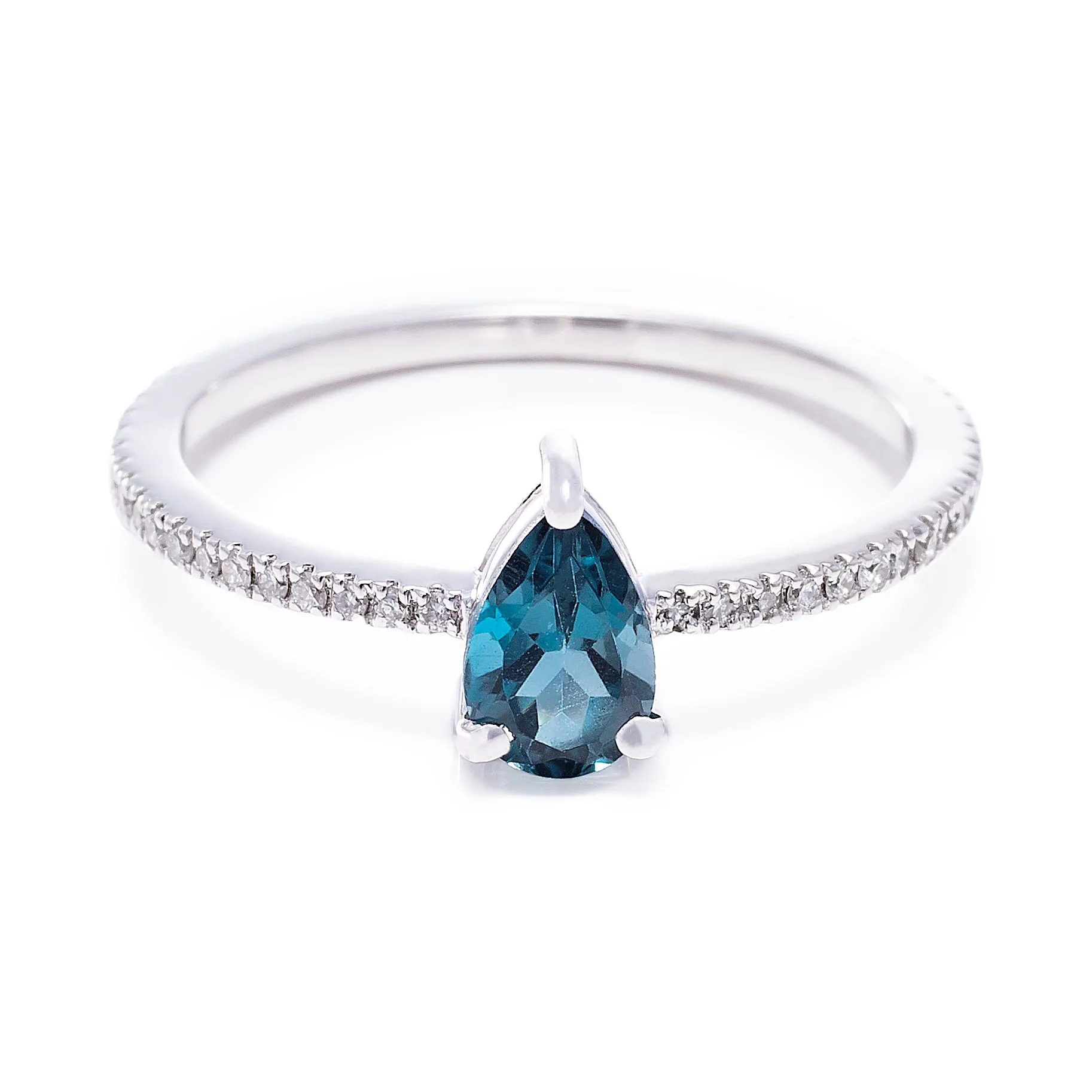 Blue Tourmaline Ring