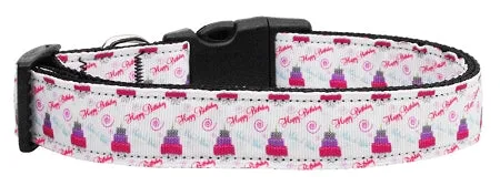 Cakes And Wishes Nylon Dog Collar Medium Narrow