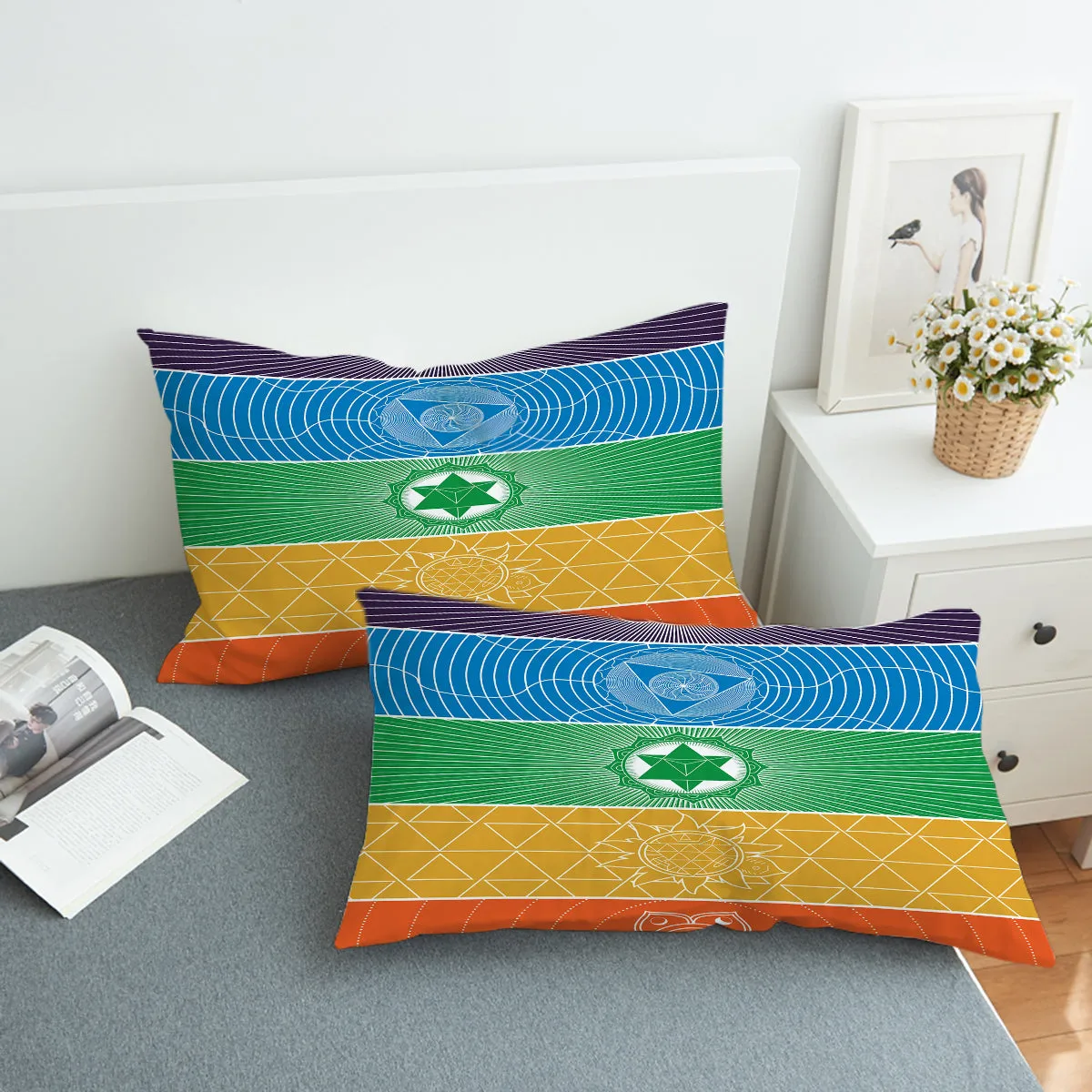 Chakra Yoga Comforter Set