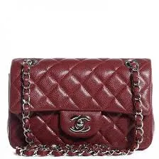 Chanel Mini Flap Bag Maroon