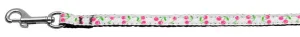 Cherries Nylon Collar White 3-8 wide 4Ft Lsh