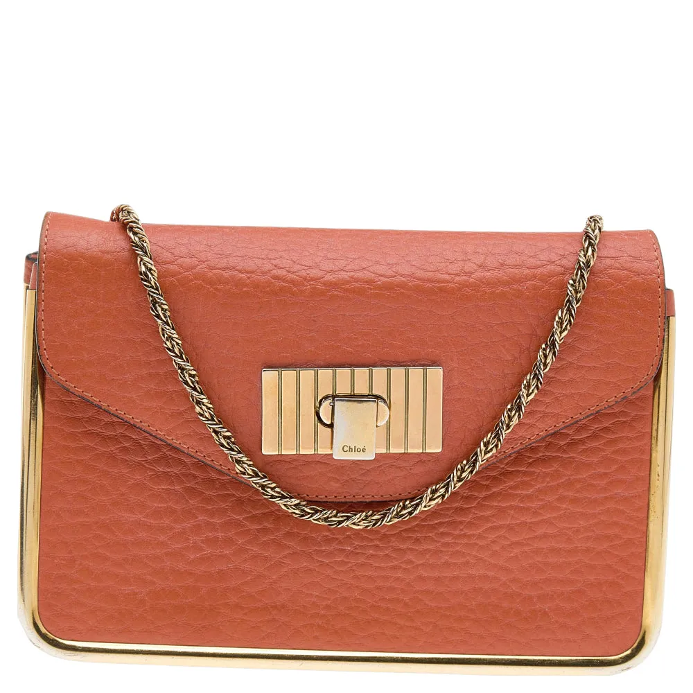 Chloe Leather Small Sally Shoulder Bag