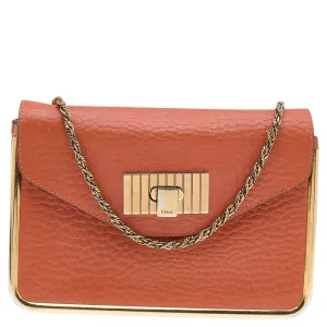 Chloe Leather Small Sally Shoulder Bag