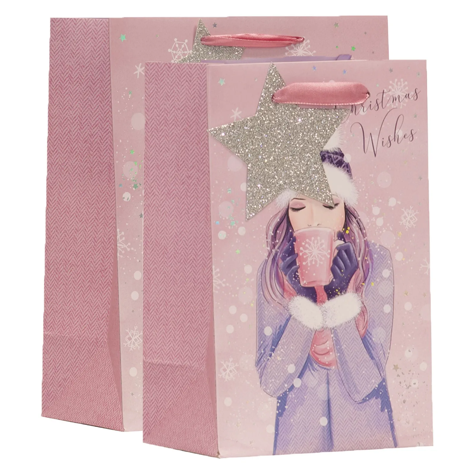 Christmas Winter Girl Gift Bag