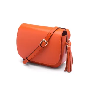 Clarice Tassel Bag - Orange