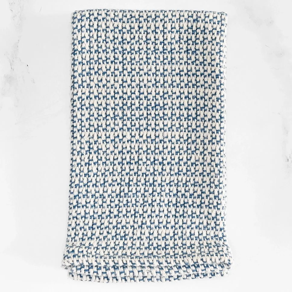 Classic Blue Handwoven Kitchen Towel