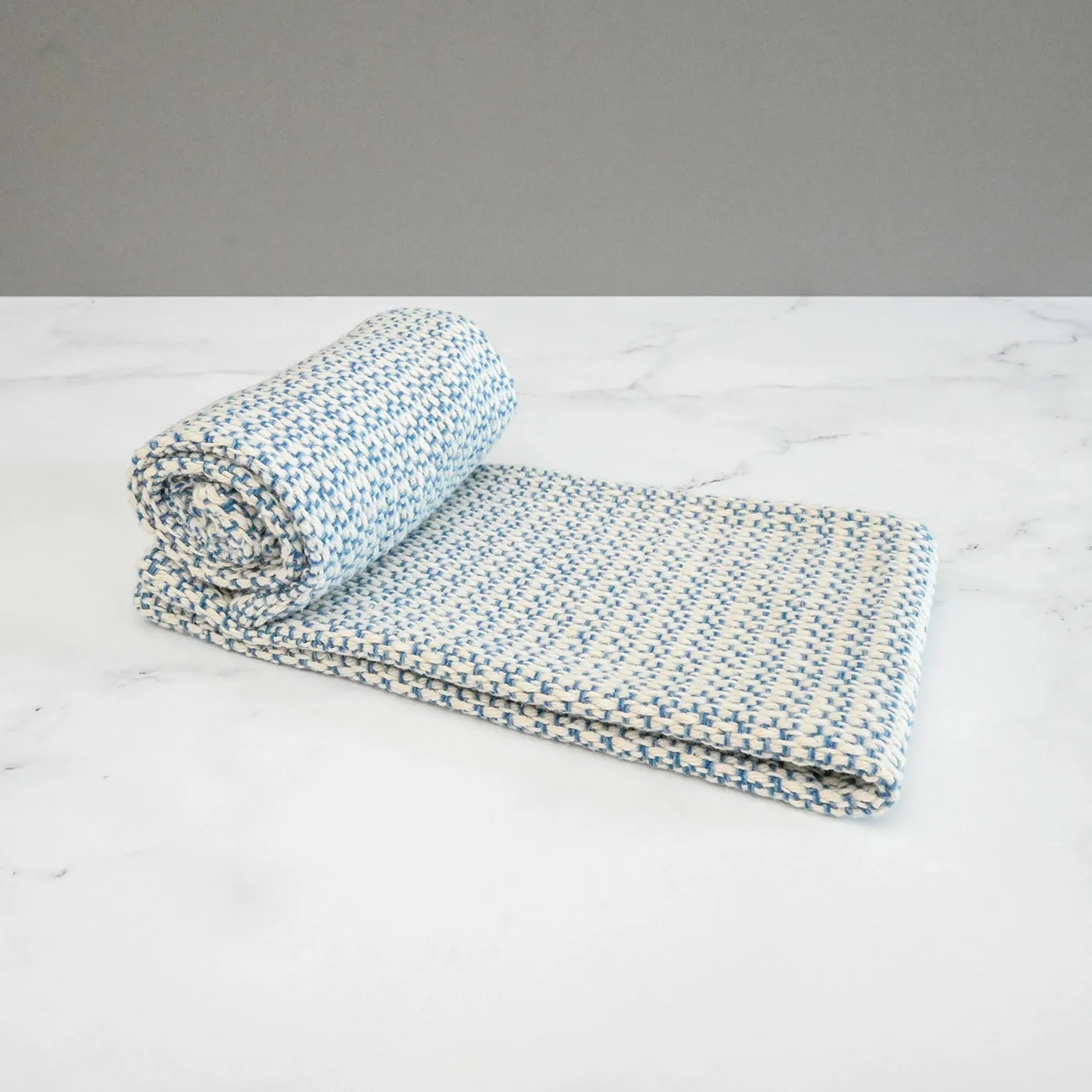 Classic Blue Handwoven Kitchen Towel