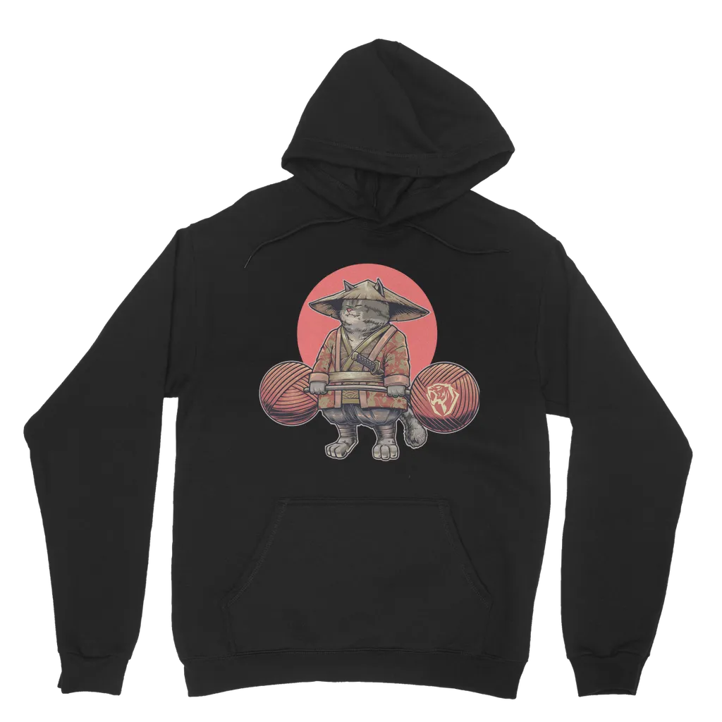 Deadlifting Chonky Tabby Cat Hoodie (UK)