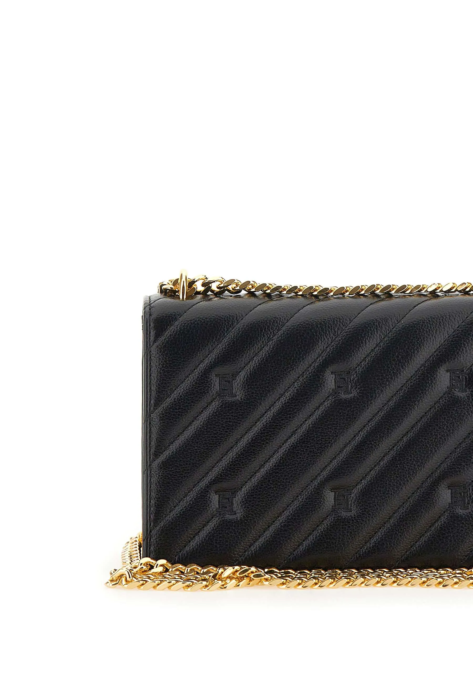 Events Quilted Shoulder Bag in Black