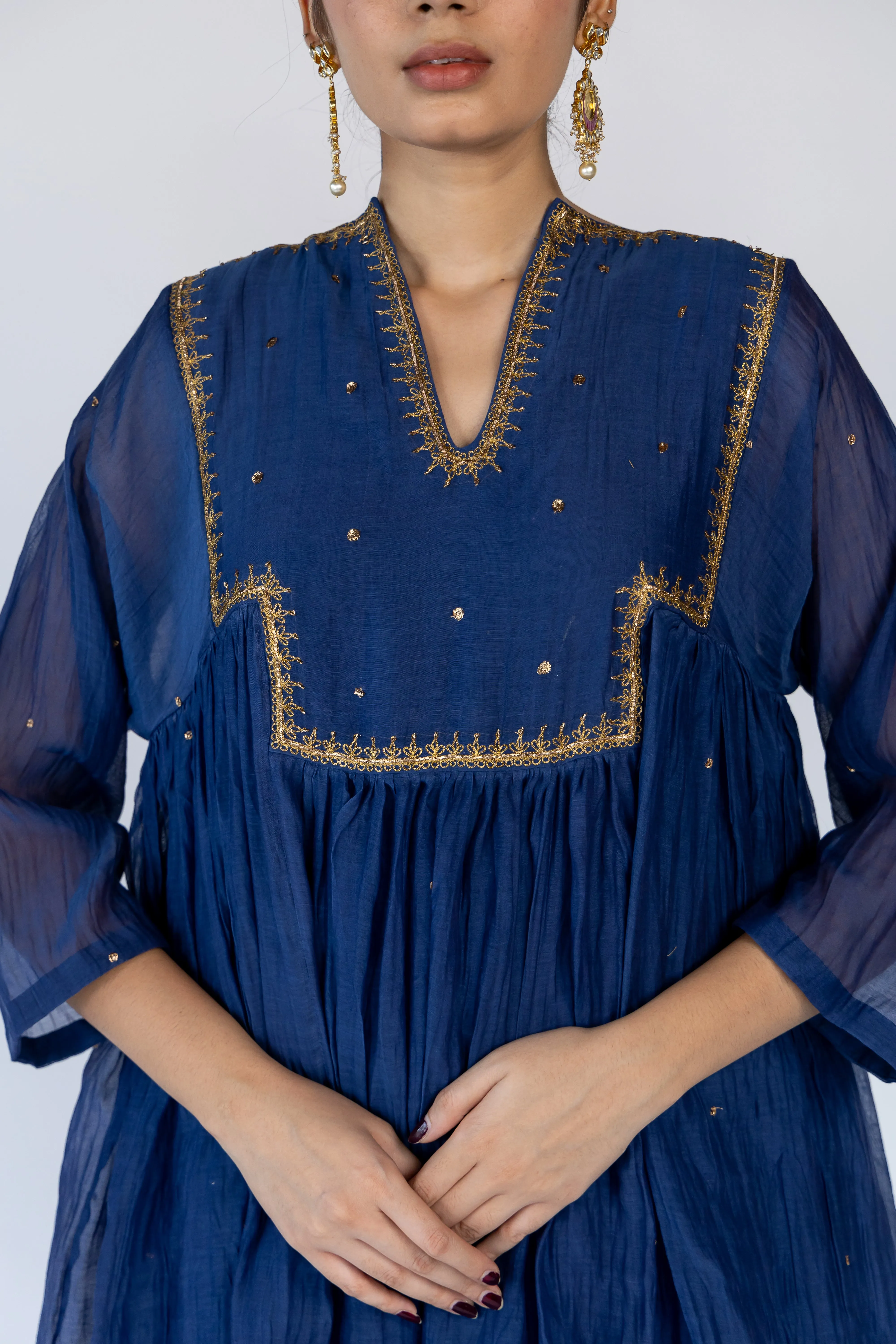 farah yoke kurta set