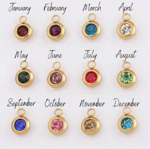 Farrah B Birthstone Charm December