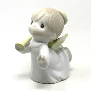 Figurine, Enesco, Precious Moments, Angel with Trumpet, 6", Vintage 1991