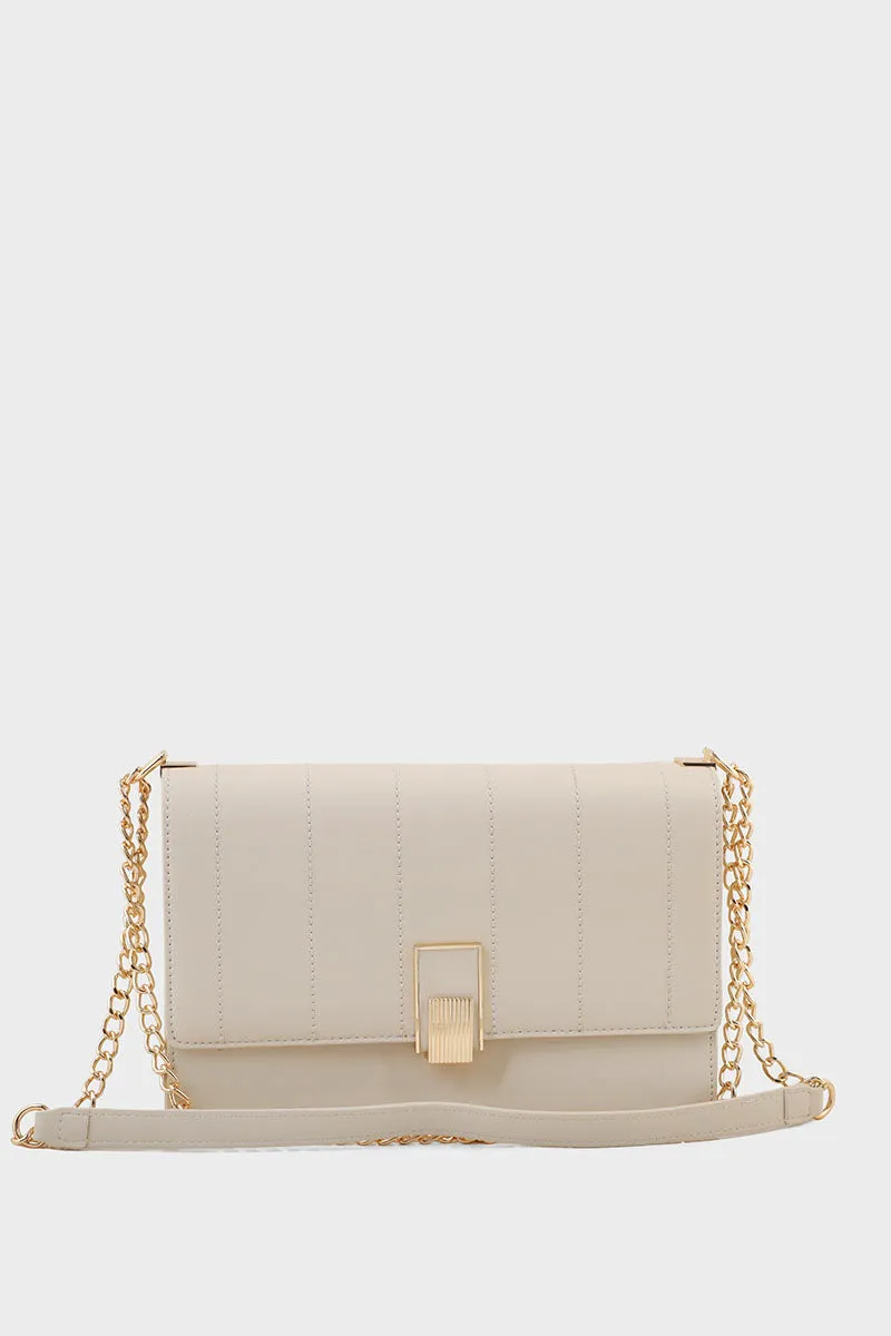 Flap Shoulder Bags BS2002-Off White