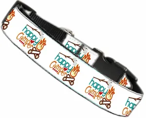 Happy Camper Nylon Dog Collar Xl