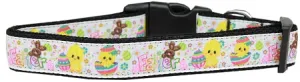 Happy Easter Nylon Dog Collar Xs