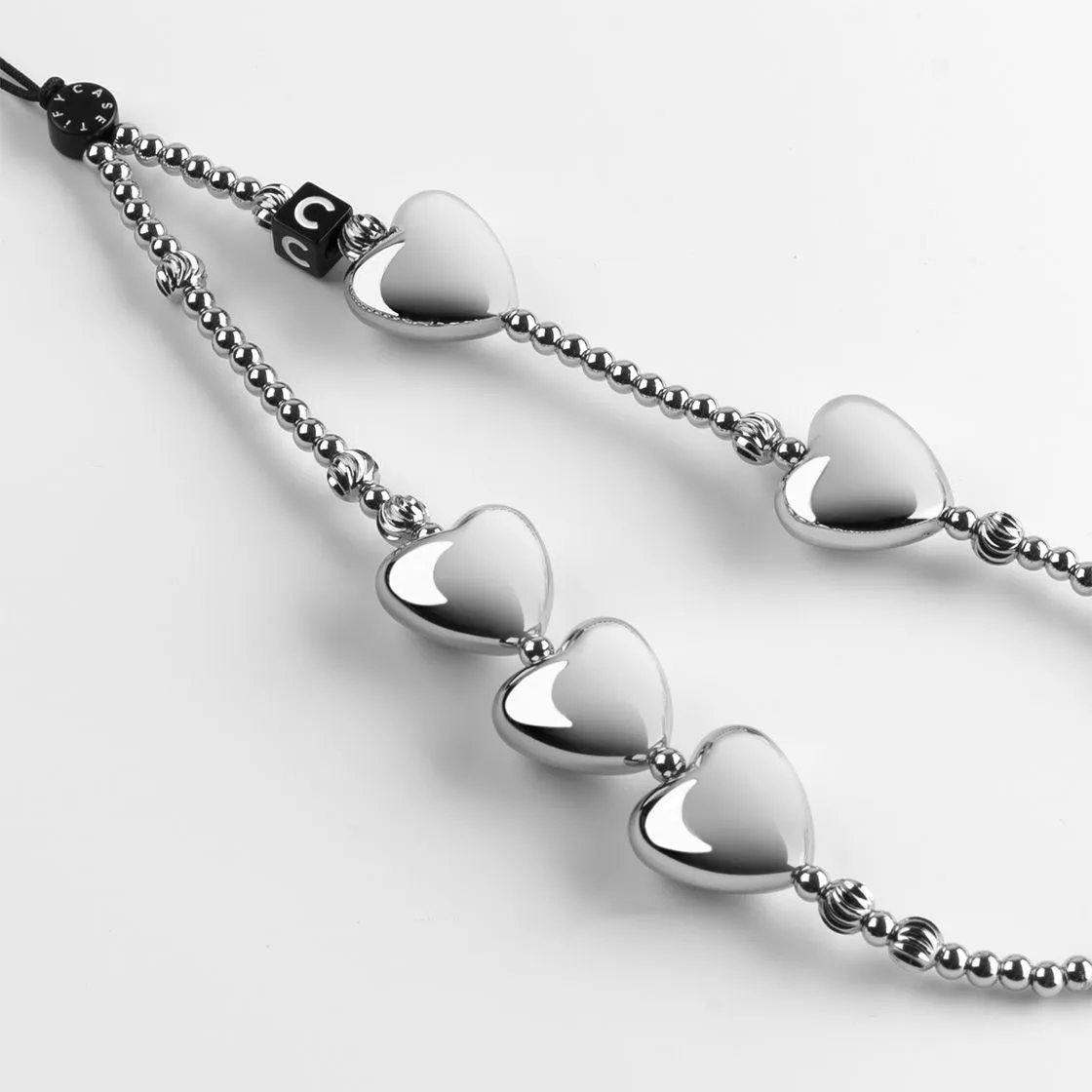 Heart Phone Charm - Heart of Steel