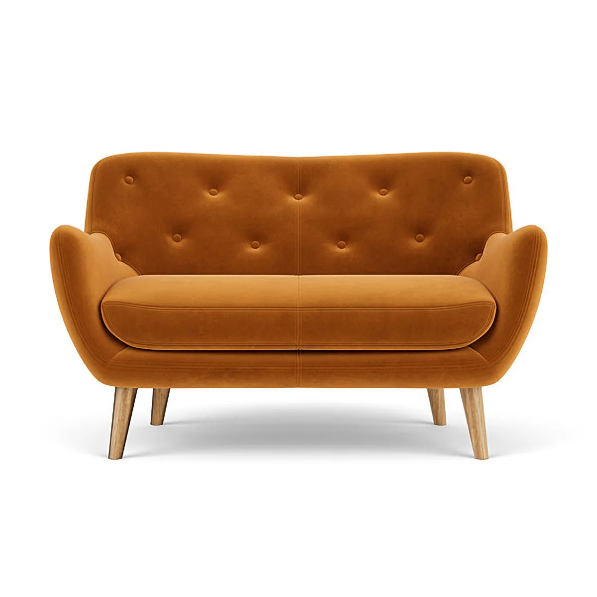 Herman Velvet 2 Seater Sofa