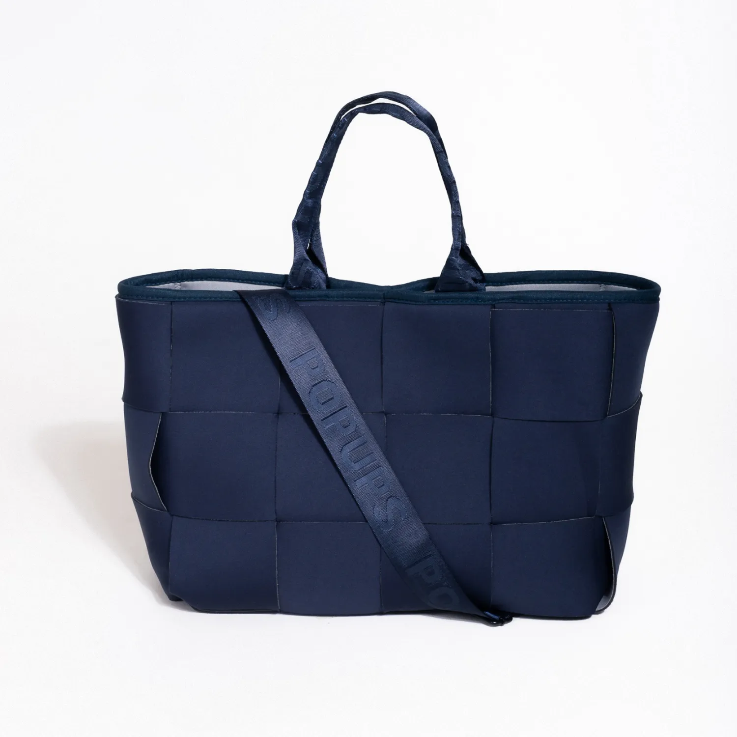 ICON TOTE   FLAP CROSSBODY - DEEP BLUE